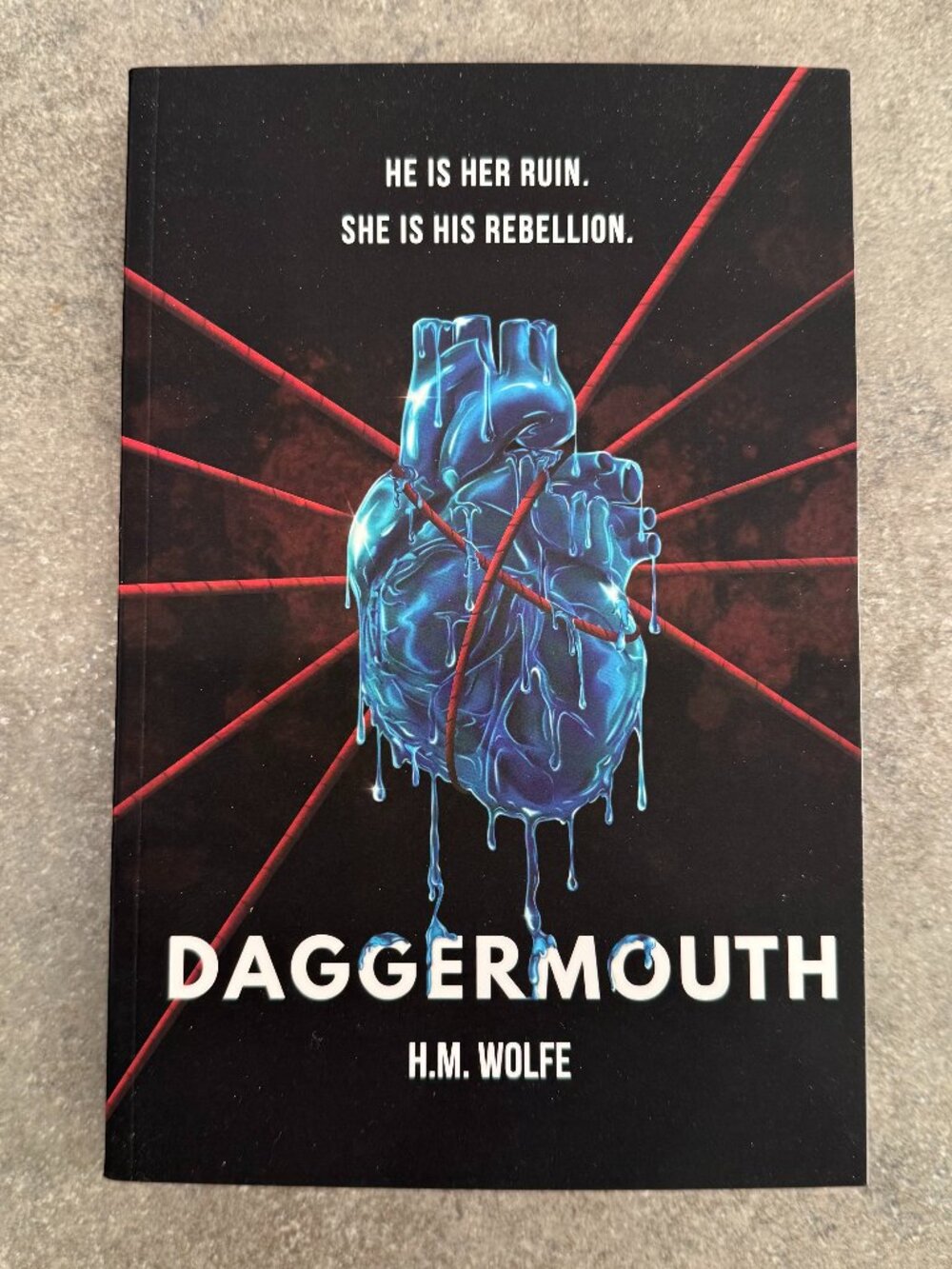 RARE OOP First Edition Daggermouth by H.M. Wolfe NEW 2025 Paperback Indie Book